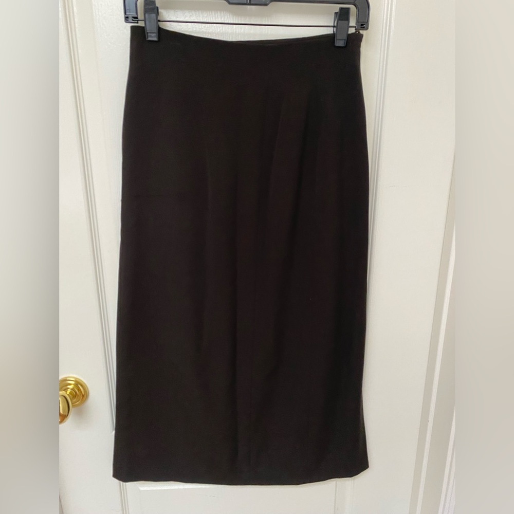 Mondi Black Maxi Skirt - Straight Silhouette